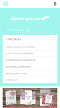Mobile Screenshot of davetiyo.com